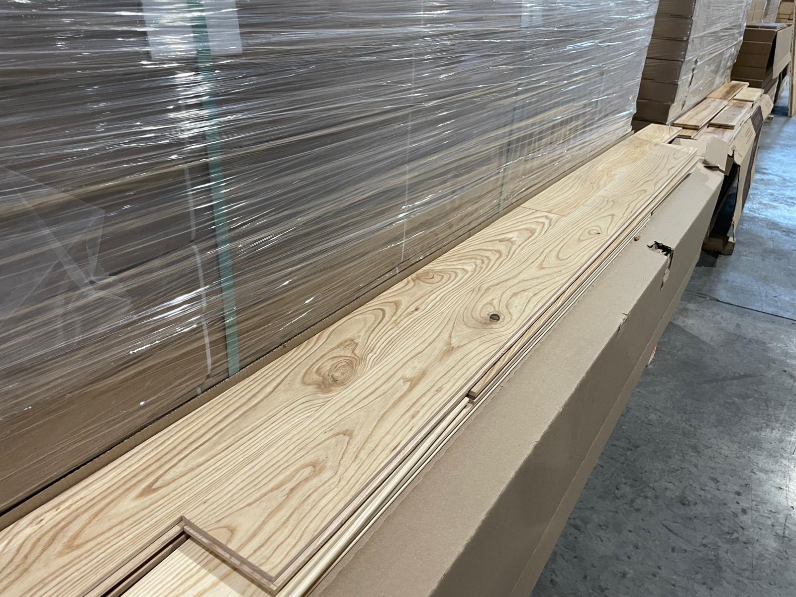 Hardwood - Ash Cottage - 4 1/4 x 3/4 - Naked - Matt Finish - Wickham Flooring