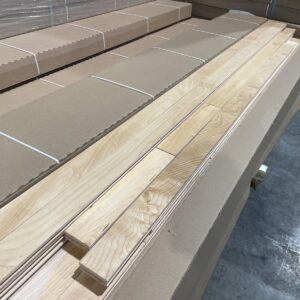 Hardwood - Hard Maple - 2 1/4 x 3/4 - Natural - Matt Finish - Wickham Flooring