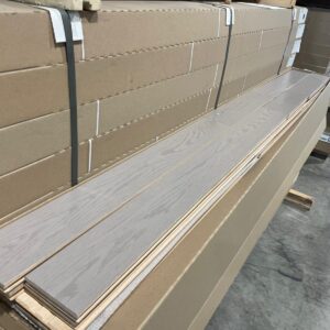 Hardwood - Red Oak - 4 1/4 x 3/4" - Stone Grey - Mat Finish