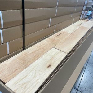 Hardwood - Smoked Maple - Natural - 5 x 3/4" - Smoked Cottage - Brushed Mat Natural Oiled - Marteau
