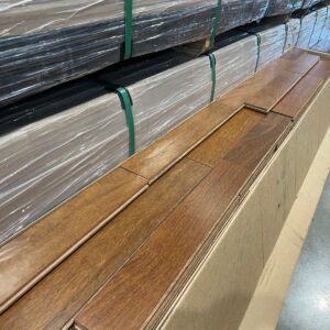 Hardwood - Sucupira - 3 1/4 x 3/4" - Brazilian Chesnut - Select and Better - Natural Satin Square Edge
