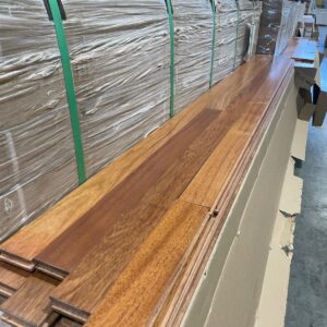 Hardwood - Jatoba -  Brazilian Cherry - 2 1/4 x 3/4" - Satin - Select Natural Finish