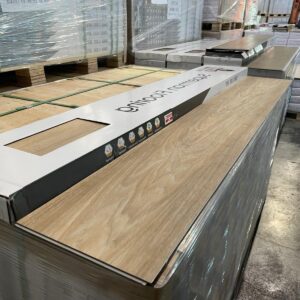 Luxury Vinyl Jumbo Plank - 9.25 inches x 5 Feet long - Model 6105-6 - 7 mm, 0.5 Wear Layer (22mil) - Superman Flooring
