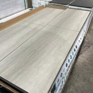 Luxury Vinyl Tile - 7 mm - 20 MIL Wear - 12" x 48"- Brushed Concrete - Quickstyle