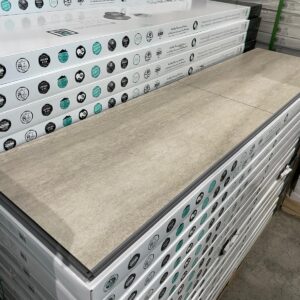 Luxury Vinyl Tile - 7 mm - 20 MIL Wear - 12" x 48"- Sand Glass - Quickstyle