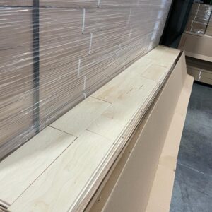 Hardwood - Hard Maple - Natural - 4 1/4 x 3/4" - Select and Better - Brushed Mat - Marteau