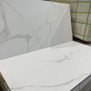 Rectified Porcelain Tile - 24 x 48 - Kaira White - Matt Finish - Aria Vici
