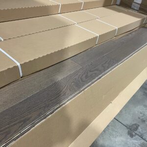 Engineered - Red Oak - 4 1/4 x 3/4"  - Tradition - Cobalt - Matt - Plancher Lauzon