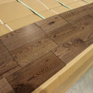 Hardwood - Red Oak - Rustic - 5 x 3/4" - Charcoal - Satin