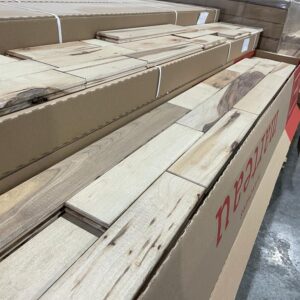 Hardwood - Smoked Maple - Natural - 3 1/4 x 3/4" - Smoked Barn - Brushed Mat - Marteau