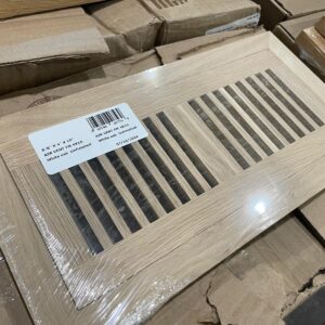 Unfinished White Oak Air Vent - 4 x 10, 5/8" Thick - Premontex