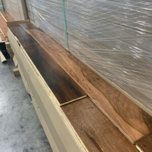 Engineered - Guajuvira 5 Inch, 5/8 Enginnered Cocoa Color Semi Gloss regular