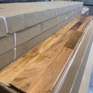 Hardwood - Brazilian Tigerwood , Natural, 3 1/4, 3/4, Semi Gloss Finish