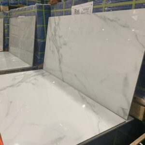 Porcelain -  24 x 48 -  Polished Rectified Staviaro Bianco