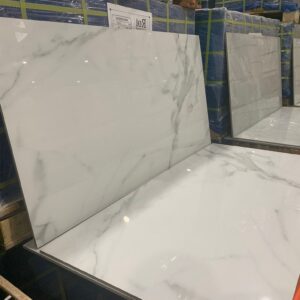 Porcelain -  24 x 48 -  Polished Rectified Staviaro Bianco